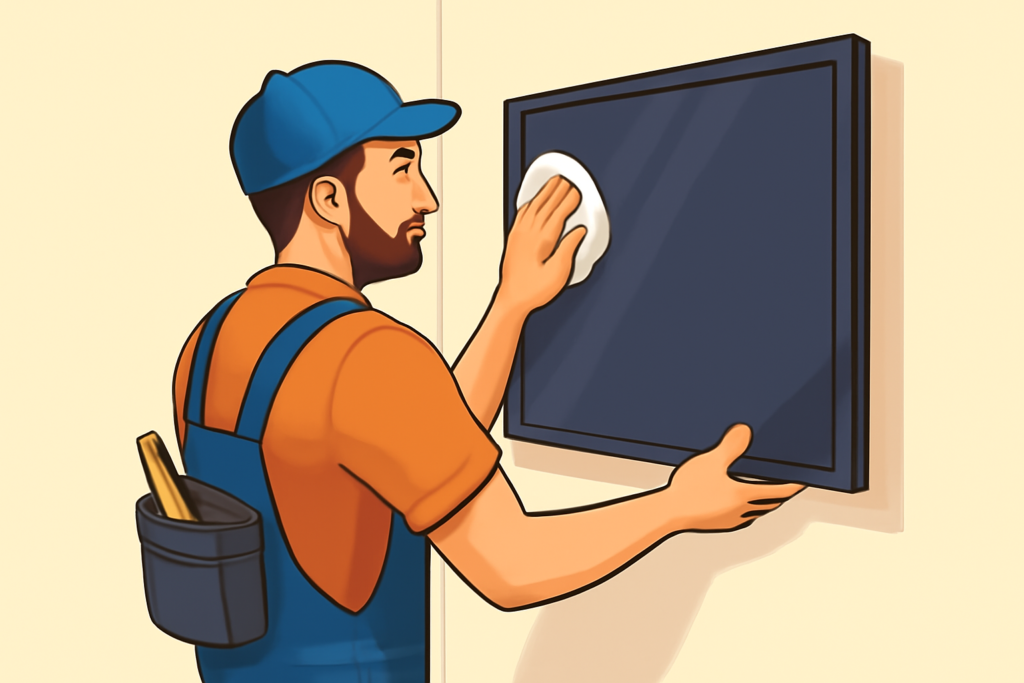 Qual deve ser a altura para instalar um painel de TV?