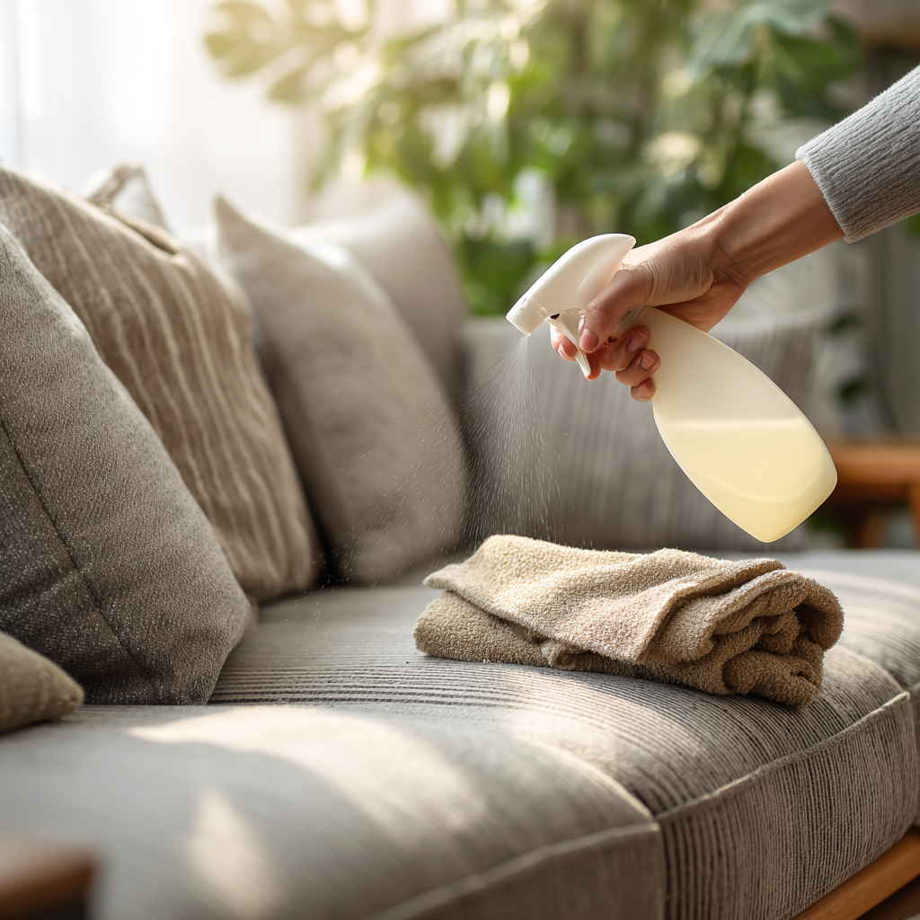 Qual é a melhor mistura de limpeza de sofá?