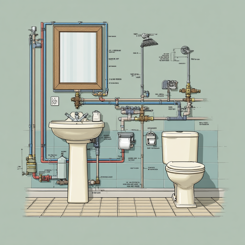 Como fazer a encanação de um banheiro