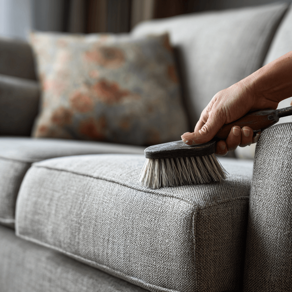 Afinal, como limpar um sofá de tecido?
