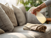 Qual é a melhor mistura de limpeza de sofá?